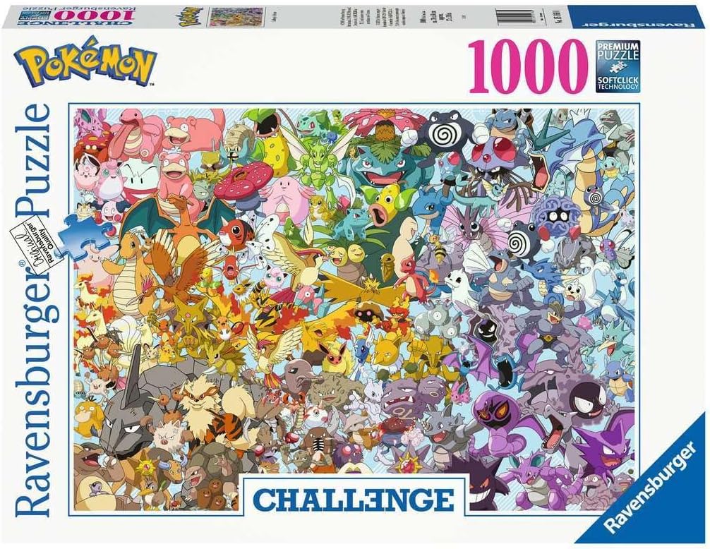 Ravensburger Pokémon - Rompecabezas de desafío de 1000 piezas para adultos y niños a partir de 12 años
