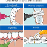 Cepillo interdental original TePe, suave cepillo dental para limpie...