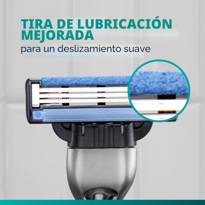 Gillette Mach3 - Repuestos de navaja para hombres, 15 repuestos de...