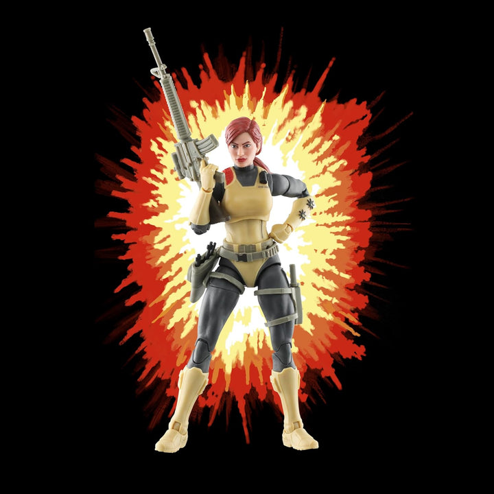 GI Joe Classified Series Retro Cardback Scarlett Figura de