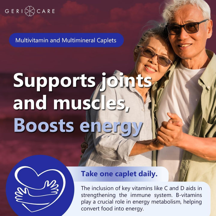 GeriCare Thera M - Cápsulas multivitamínicas, mezcla de vitaminas y...