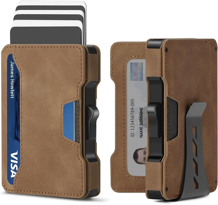 Cartera Delgada para Hombres - Cartera Minimalista para Hombres con...