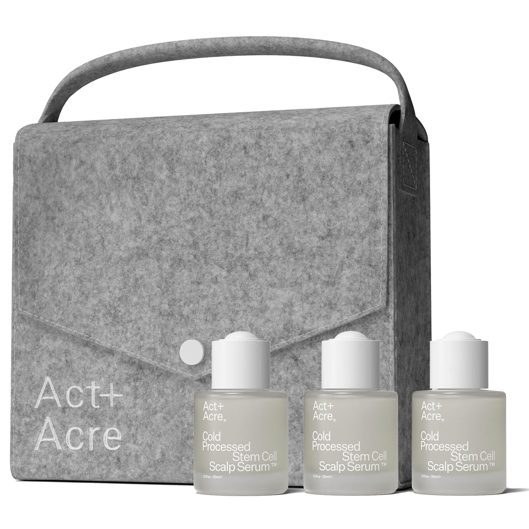 Act+Acre 3-Pack Mini Suero de Células Madre para el Cuero Cabelludo...