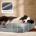 Bedsure - Cama ortopédica XL para perros con diseño original lavable extra