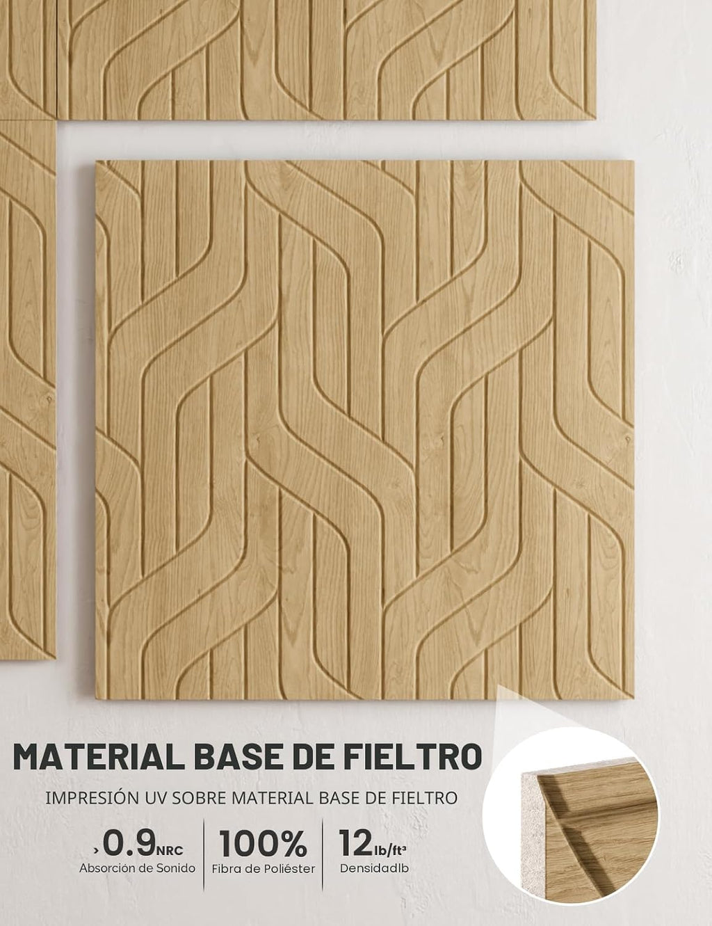 Paquete de 6 tablones de anuncios de fieltro grande