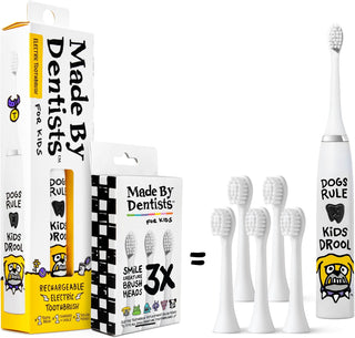 Made by Dentists Cepillo de dientes eléctrico para niños, cepillo d...