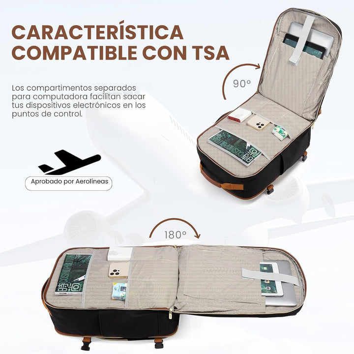 LOVEVOOK Mochila de viaje para llevar a bordo, Mochilas de viaje