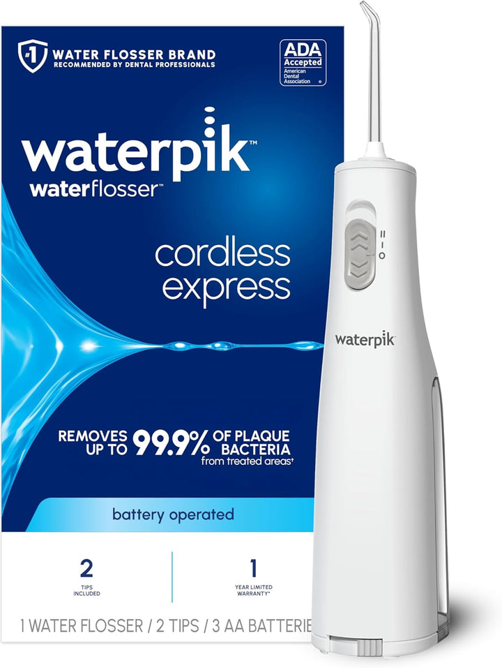 Waterpik Irrigador dental inalámbrico Cordless Express Water Flosse...