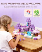 Juego de 210 bloques de construcción magnéticos Princess Castle