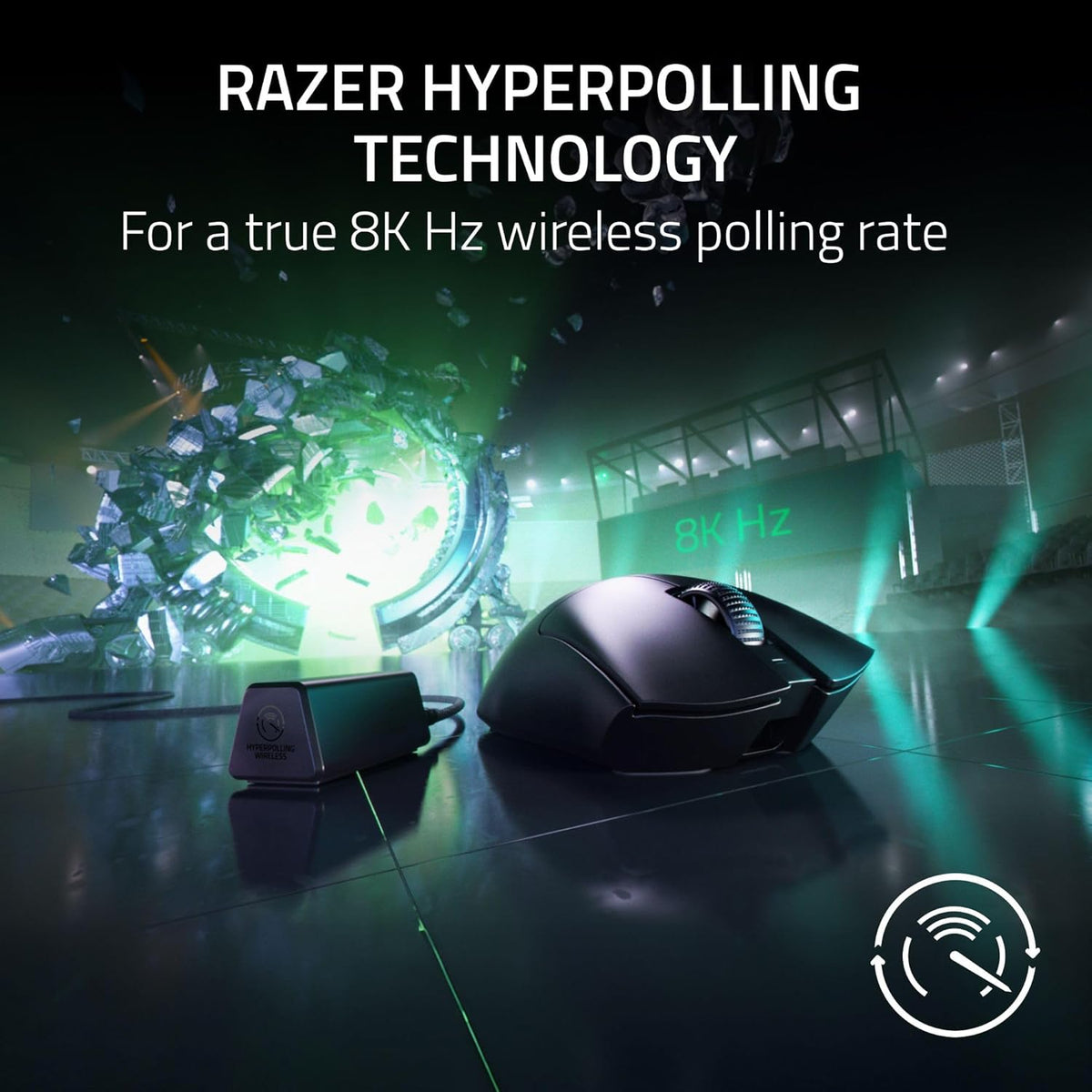 Razer DeathAdder V3 Pro ratón inalámbrico para juegos + dongle inal...