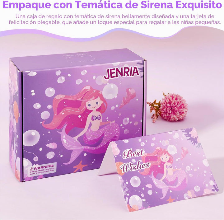 Jenria Regalo de sirena para niñas de 6 a 8 años, regalos de gradua...