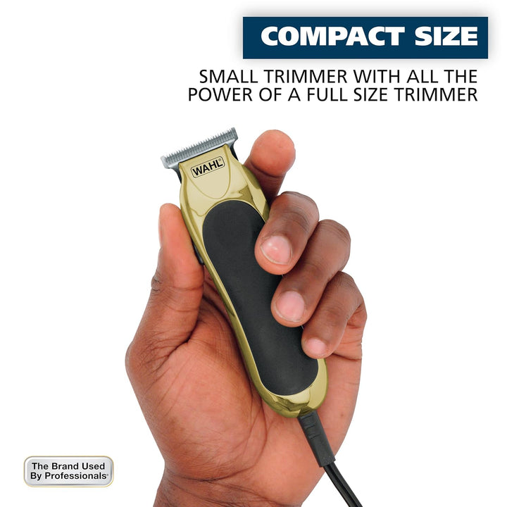 Wahl T-Pro - Recortadora de barba compacta con cable para hombre, c...