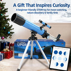 Telescope para Kids, 50mm 100x Beginner Telescope con Tripod