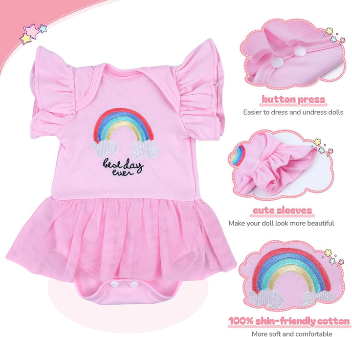 BABESIDE Accesorios de muñeca Reborn para muñecas de 17 a 22 pulgad...