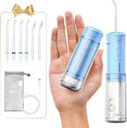 Bezvoi Mini irrigador dental portátil para viajes, 5 modos de hilo dental