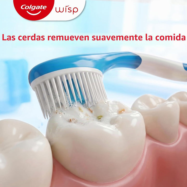 Colgate Max Fresh Wisp - Mini cepillos de dientes desechables de vi...