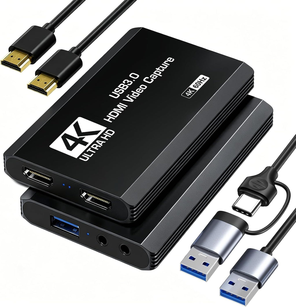 Tarjeta de captura HDMI USB 3.0, captura 4K60FPS con paso a través