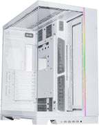 Lian Li Dynamic EVO XL - Hasta 280mm E-ATX Placa base - Tiras de iluminación ARGB, O11 EVO XL Blanco
