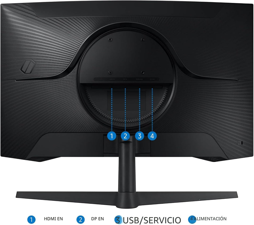 Samsung 27-pulgadas Odyssey G55C Serie QHD 1000R Monitor de juegos...