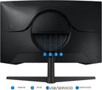Samsung 27-pulgadas Odyssey G55C Serie QHD 1000R Monitor de juegos...