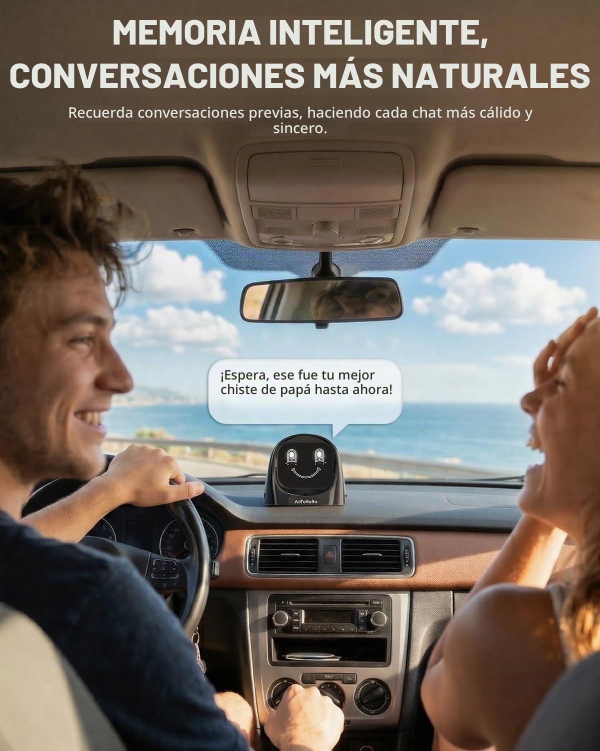 Robot inteligente de chat de automóvil AI, asistente activado por voz con personalidad personalizada, copiloto de conducción manos libres, uso en automóvil y hogar, robot compañero