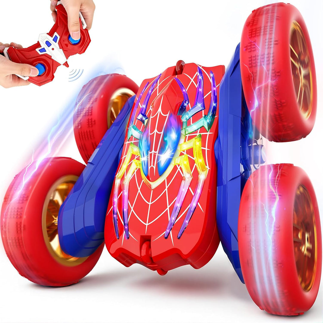 Coche de juguete de control remoto con giro de 360° para niños de 3...
