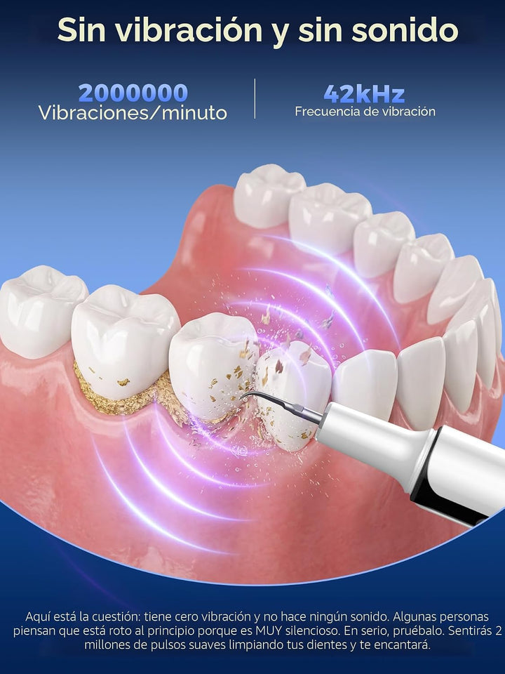 Removedor ultrasónico de placa para dientes, removedor de sarro de...