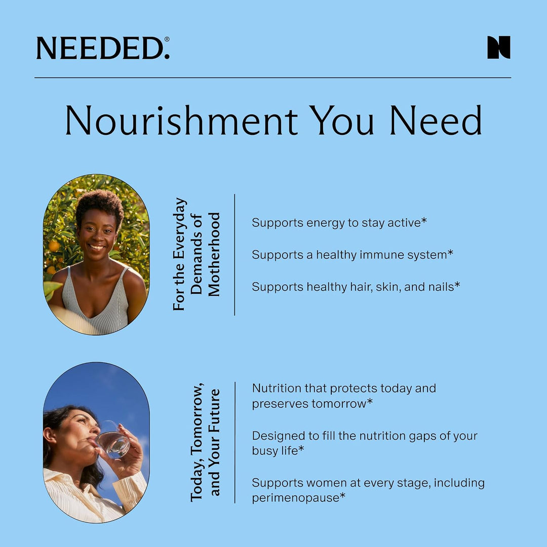 Needed. Multivitamínico para mujeres con 23 vitaminas, minerales y...