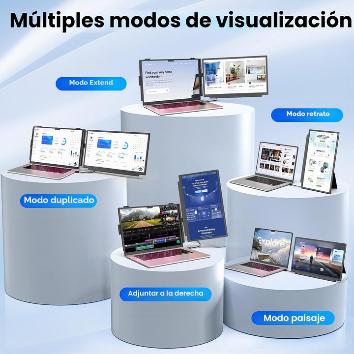 Redalf Extensor de pantalla para laptop de 15.6 pulgadas, monitor p...