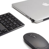 Combo de teclado y ratón inalámbricos Amazon Basics Ultra Premium -...