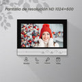 Sistema de intercomunicación de video con cable de 1080P de 9 pulgadas con cámara y monitor de timbre, cámara con monitor que soporta desbloqueo, monitoreo, intercomunicador de doble vía para