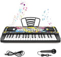 Teclado de piano para niños, piano para niños, teclados musicales de 37 teclas, pianos electrónicos con soporte para libro de música, juguetes musicales para niños pequeños, principiantes