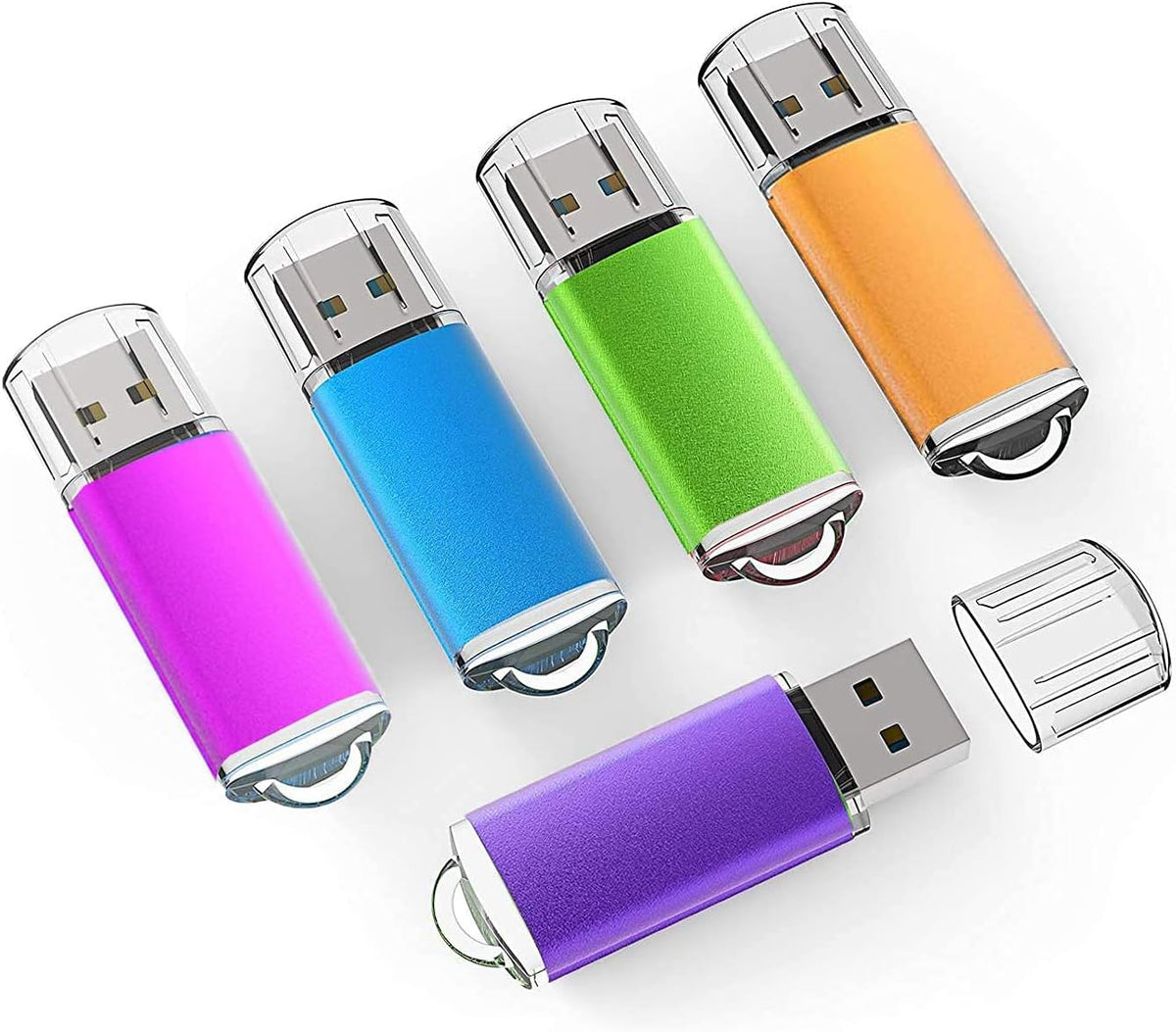 K&amp;ZZ Paquete de 5 unidades flash USB de 64 GB de 64 GB USB 2.0...