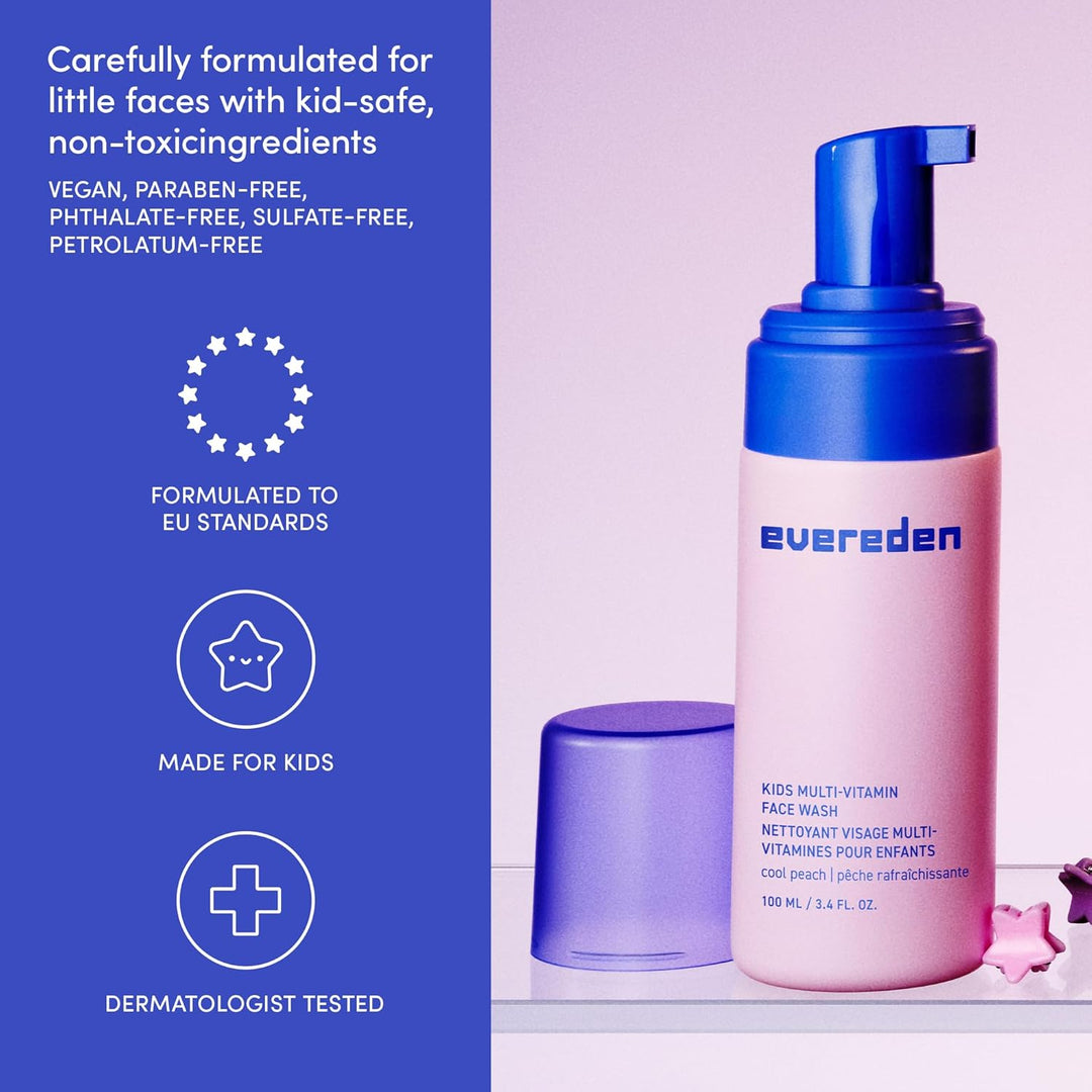 Evereden Lavado facial para niños: jugo de melón, 3.4 fl oz. | Cuid...