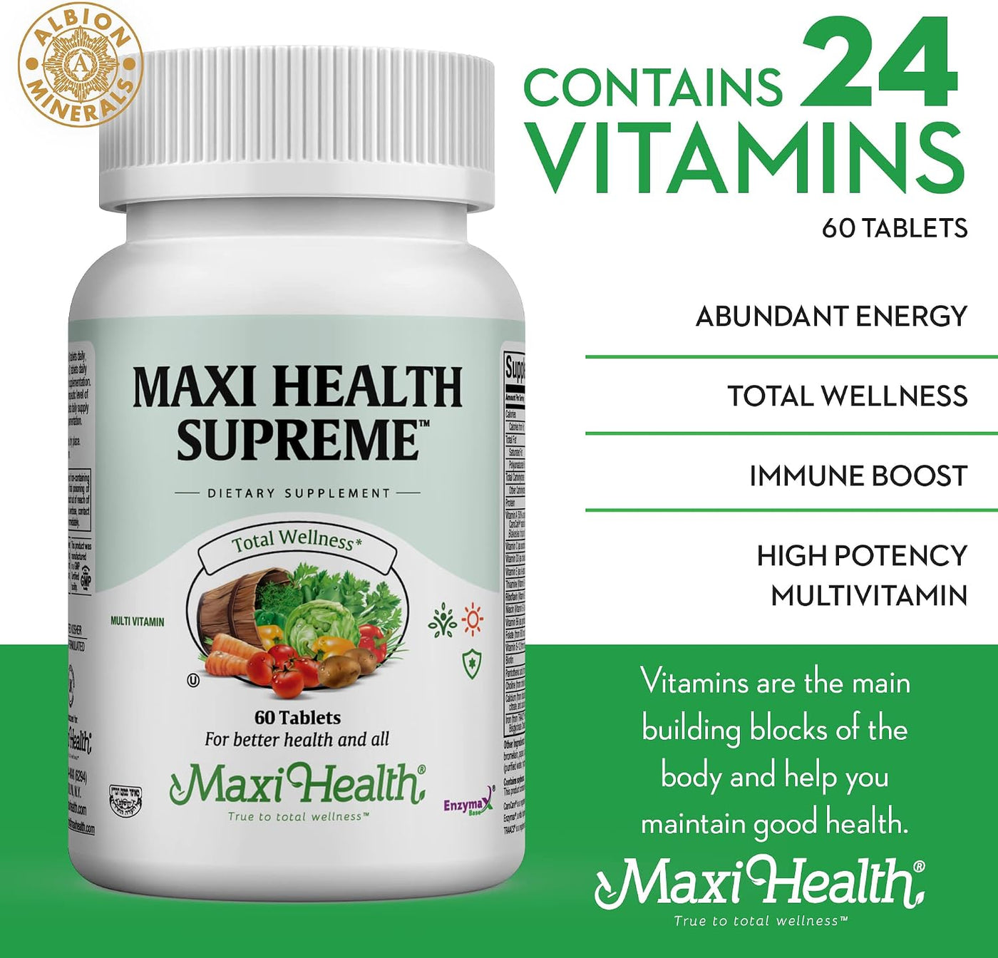 Multivitamínico para hombres y mujeres \u2013 Supreme High Potency...