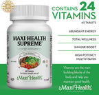 Multivitamínico Maxi Health®para hombres y mujeres (180 tabletas), 60 unidades