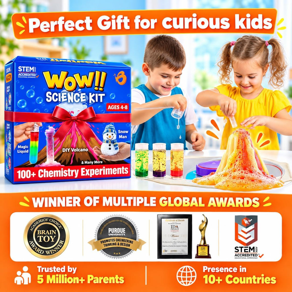 ButterflyEdufields - Mini kit de ingeniería para niñas de 8, 10, 12, 15 años y más de 100 experimentos científicos para niños de 4, 5, 6, 7, 8 años