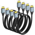 Paquete de 4 cables HDMI de 6 pies