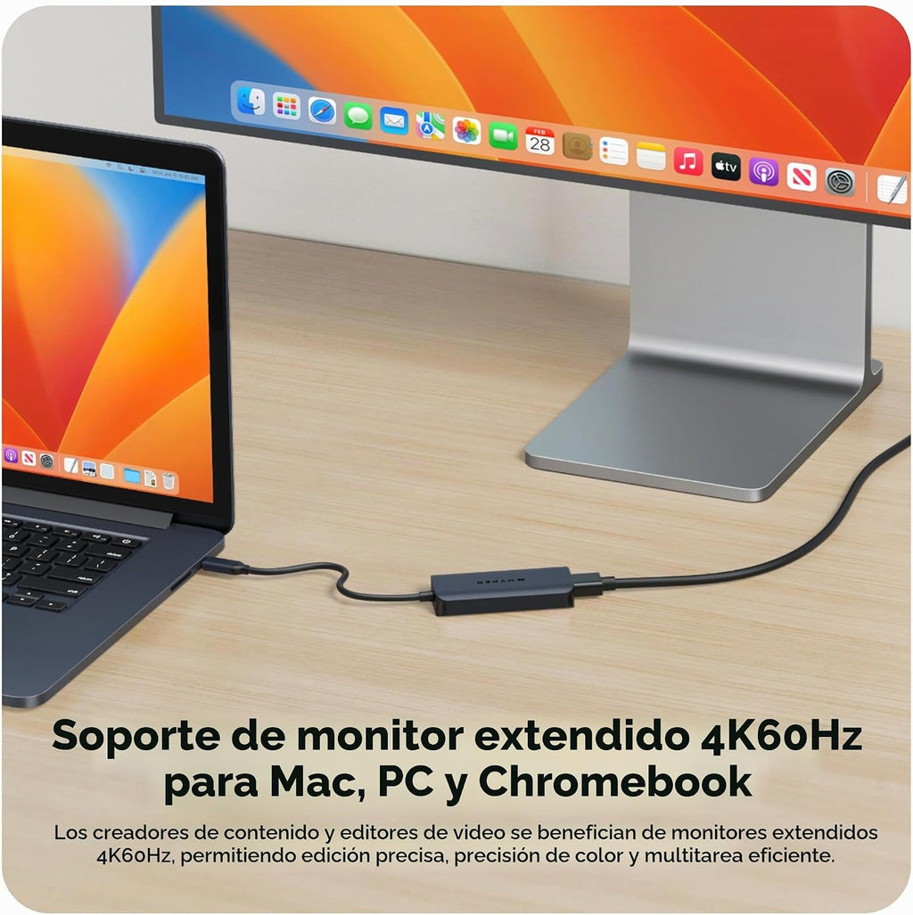 Hyper, 5785583, hub USB 3.2 de 4 puertos