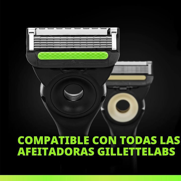 Gillette Labs - Recambios de cuchillas de afeitar, cartuchos de maq...