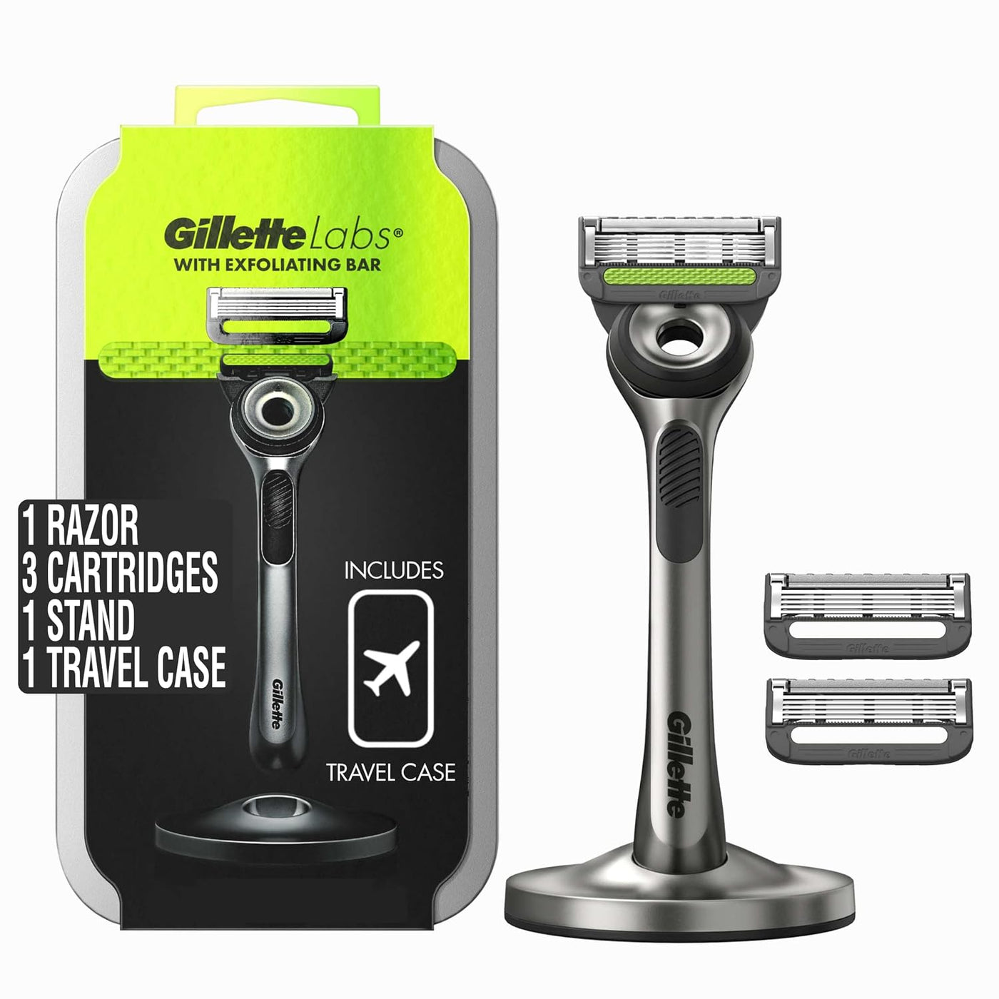 Gillette Labs con barra exfoliante de Gillette - Maquinilla de afei...