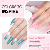 Kit de uñas acrílicas de 58 piezas para principiantes con todo, 3 c...