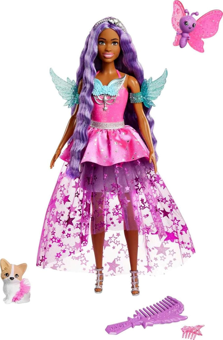 Barbie Muñeca de moda A Touch of Magic, Brooklyn con vestido con de...