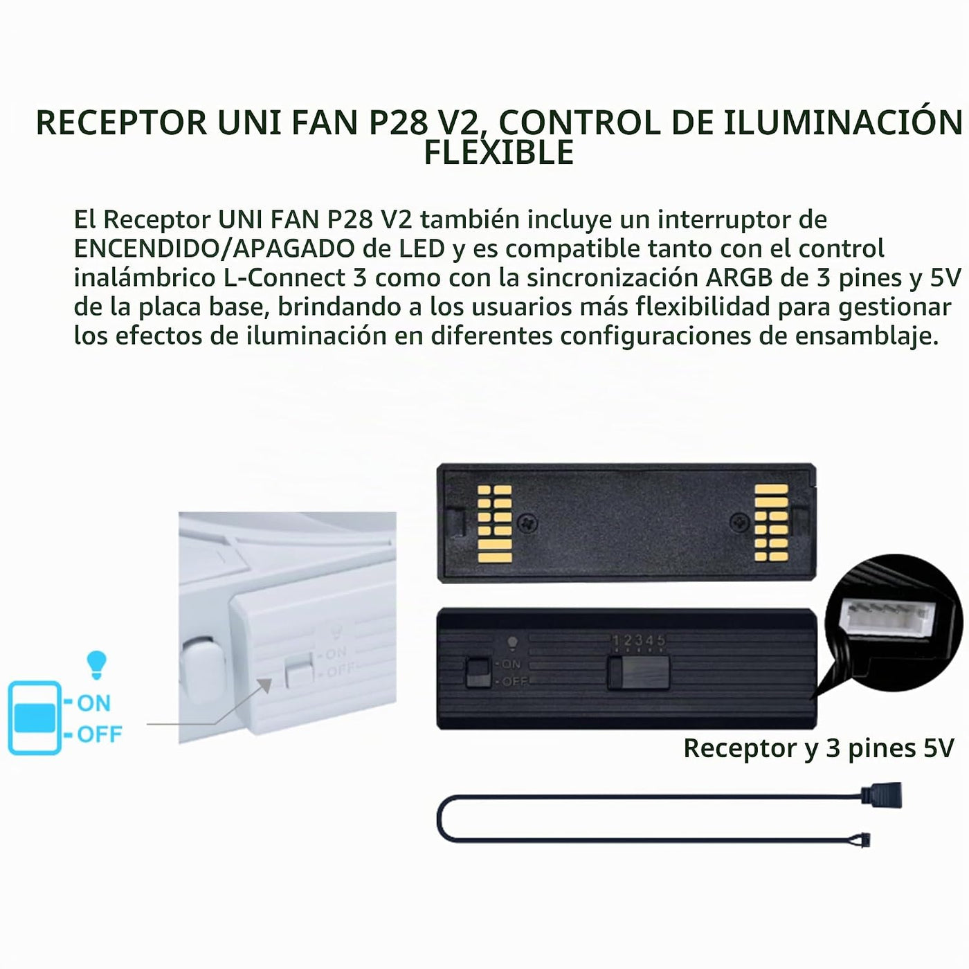 Lian Li HydroShift II OLED Enfriador de CPU líquido 360 curvo-Blanc...
