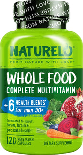 NATURELO Multivitamínico de Alimentos Integrales para Hombres de 50...