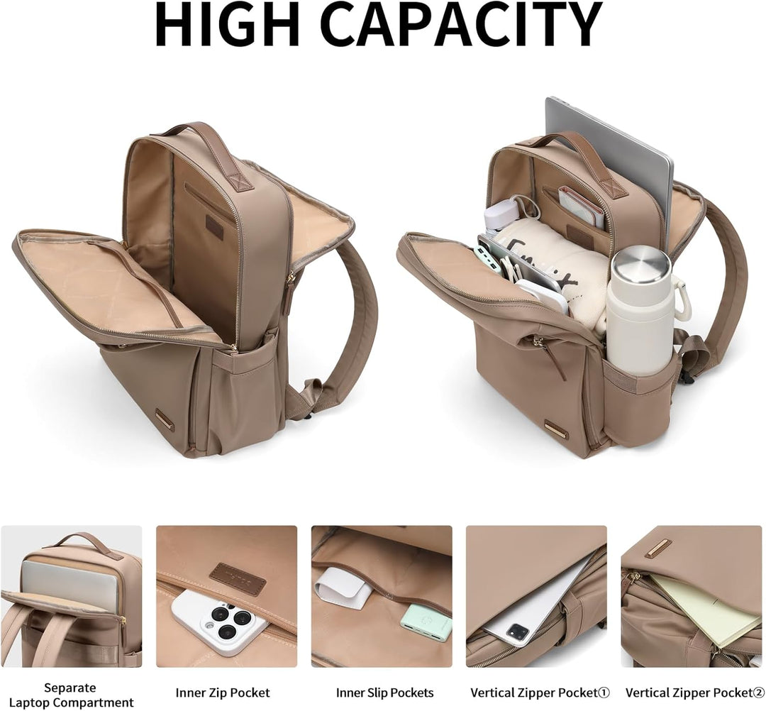 GOLF SUPAGS Elegante mochila para computadora portátil para mujer,...