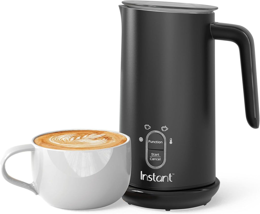 Espumador de leche Instant Pot, vaporizador eléctrico 4 en 1, fabricante de espuma caliente y fría automática de 10 oz/295 ml y calentador de leche para café con leche, capuchinos, macchiato, de los