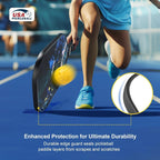 Juego de 2/4 palas de pickleball aprobadas por USAPA, juego de bolas de fibra de carbono aprobadas por USAPA – Núcleo de panal de polipropileno de 0.551 in de raquetas ligeras de pickleball – Adecuado
