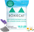 Boxie - Arena para gatos suavemente perfumada, ligera, control de olores de 30 días, agrupamiento, 16.5 libras