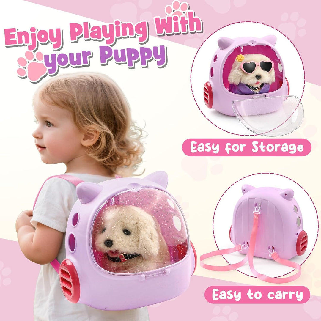 Cleboen 17 piezas Juguetes de Perro Robot para Niñas Niños de 3-6,...